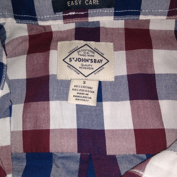 Men's st.johns bay long sleeve button up - Picture 3 of 6